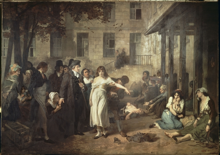 Dr. Philippe Pinel à La Salpêtrière  