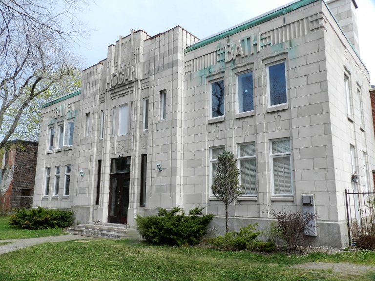 Le batiment du Bain Hogan aujourd'hui
