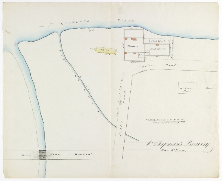 Plan de la Brasserie Chapman
